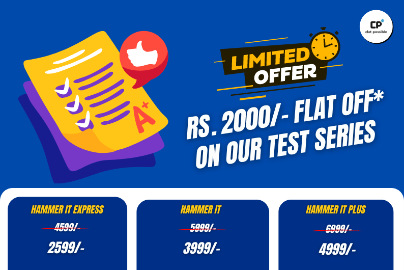 Test Series Offer on CLAT Possible